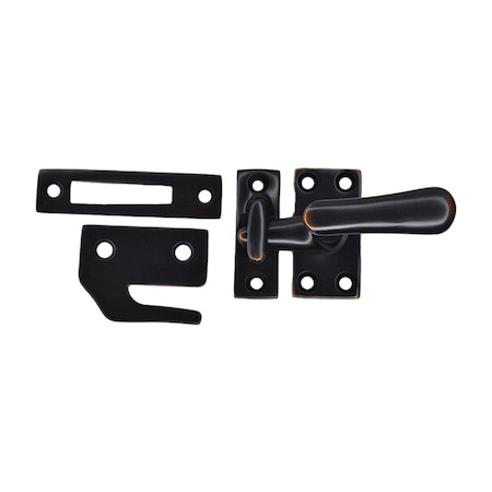 Emtek Casement Latch Large with 3 Strikes Oil Rubbed Bronze Finish 8713US10B